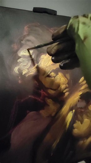Expressive Oil Painting on Canvas | Traditional Figurative Art Process | Contemporary Fine Art