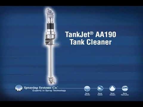 High Impact Tank Cleaning with Spraying Systems' TankJet® AA190 Tank Cleaner