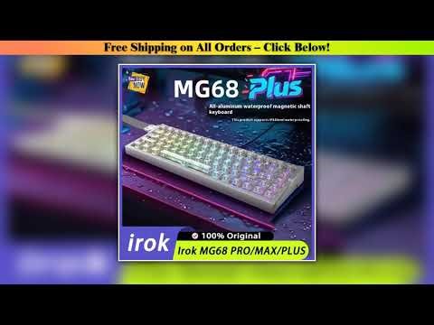 Irok MG68 PRO/MAX/PLUS Wireless Magnetic Switch Mechanical Keyboard 8K Aluminium Alloy CNC