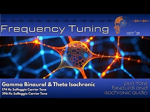 40 Hz Gamma Binaural & 7.83 Hz Theta Isochronic | Hemi Sync | Increase Flow State | Frequency Tuning