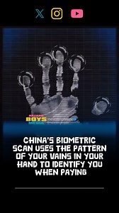 China’s biometric payment system scans the unique pattern of veins in your hand to identify you. Even identical twins don’t share the same vein pattern, making it one of the most secure payment methods available. However, if that data is ever compromised, you can’t simply change the pattern of your veins. #china #technology #money | Hazardboysmedia