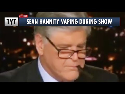 Sean Hannity Caught Vaping During Show