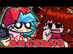 FNF: Oh God No but It's BOYFRIEND vs GIRLFRIEND Sing! | Oh God No Cover v1
