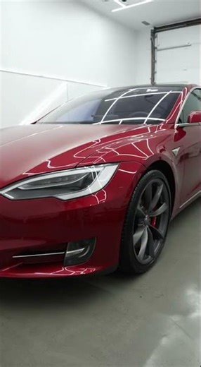 tesla model s restoration asmr #automobile #carrestoration #restoration #detailing #rustrepair