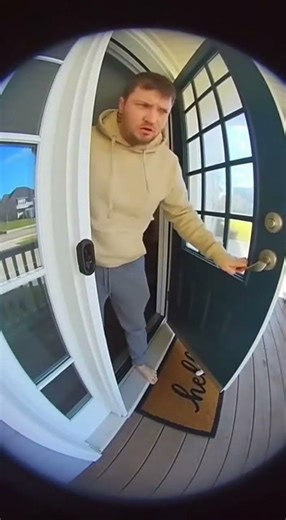 POV: The Cat at My Door Started Talking 💀- Sora 2 AI generated video