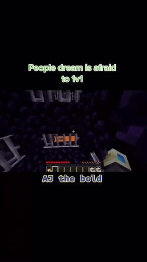 AJ The Bold Challenges Dream to a 1v1 in Minecraft