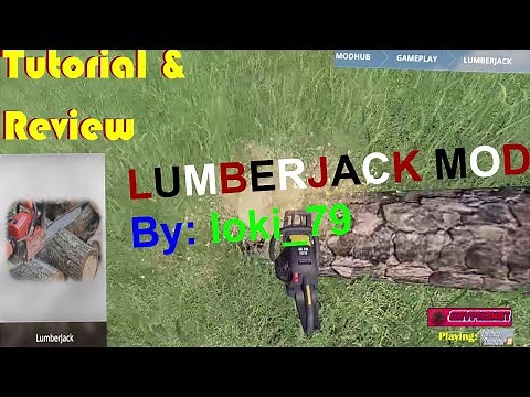 #FS19 #lumberjack How to use the "LUMBERJACK MOD" - Farming Simulator 19 - Tutorial & Review
