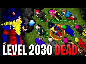 😱MATAMOS o TOP 1º LEVEL dos Retro PvP no TIBIA🏆Level 2000