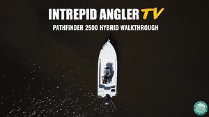 We're happy to share a detailed walkthrough of a customized 2018 Pathfinder 2500 Hybrid Bay Boat. This 2018 model 2500 Hybrid offers shallow draft for stalking the flats, but with a unique stepped hull and high gunnels, is a great vessel for targeting nearshore and offshore species in a variety of water conditions. Powered with a Yamaha Outboards 300hp outboard, the boat has a top end of around 57mph at 5700rpm. At cruise at 4000rpm, the boat cruises at 35mph burning about 2.8-3.0mpg depending o