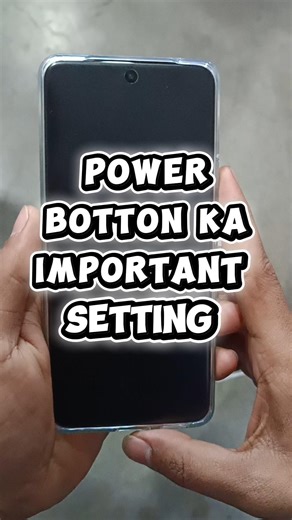 Power button ka important settings | For All Android User | Must Try