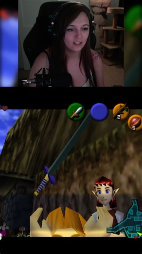 Finding the best sword by catching chickens? #OcarinaOfTime #Zelda #GamingMoments #randomizer