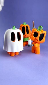 6.2K views · 115 reactions |  Blob Pumpkins - Mini Modular Articulated Art Toy ➡️ 3D model: https://cults3d.com/:2335459  Designed by Blob_Lab | Cults. | Facebook