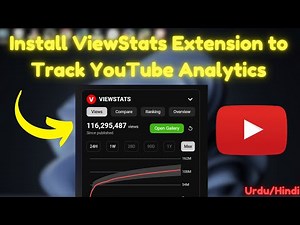 Install ViewStats Extension to Track YouTube Analytics Easily