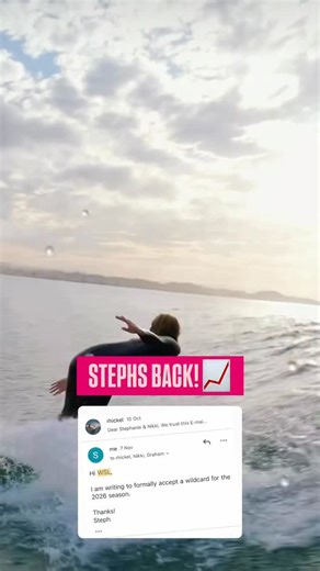 GOLD COASTS MIGHTY STEPH GILMORE IS BACK! The speed power and flow lord of the southern end has accepted the wildcard invite to dive back on tour and is hungry to flair it up against the new breed! “I’ll probably get smoked but Yolo!” Steph commented on Stabs post earlier today. Steph is back, surfing is back, how bloody good! Video by the best in the biz @danscotttt | Nicka Atkins