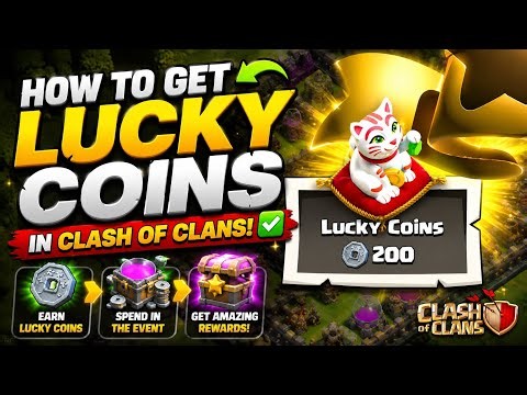 How To Get Lucky Coins in Clash of Clans ✅ Easy & Fast Guide
