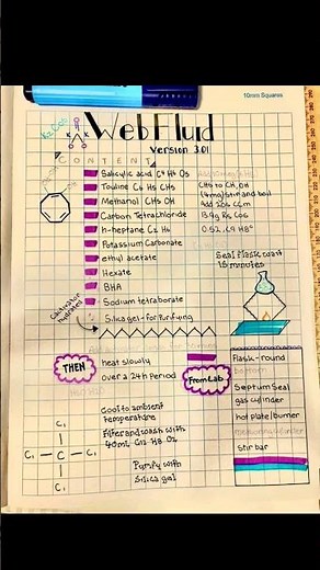 web fluid formula