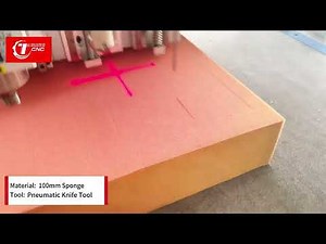 100mm sponge cutting machine --with Pneumatic knife Mainly used in the packaging industry