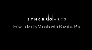 Watch this video and learn how to midify your vocals - a unique feature of Revoice Pro! To visit our website, click the 'Learn More' button below. | Synchro Arts