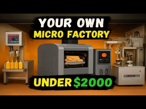 10 Small Machines Under $2000 That Will Turn Your Home Into a Money Making Microfactory: