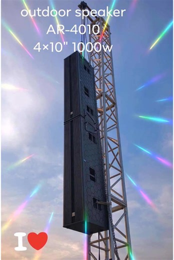 4x10 Inches Column Speaker for Outdoor Performance