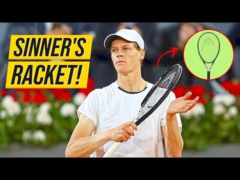 The secrets INSIDE his weapon of MASS perfection: Jannik SInner’s OFFICIAL Tennis Racket