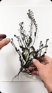 167K views · 200 reactions | Monoprinting Forget-me-nots (genus...