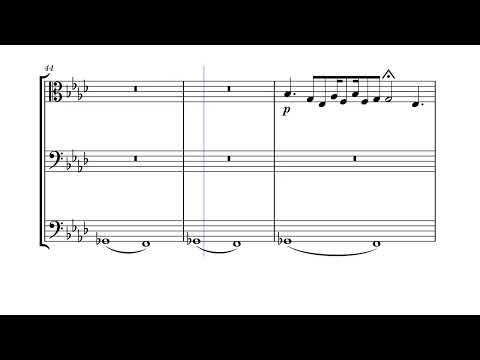 Largo for String Trio in F Minor