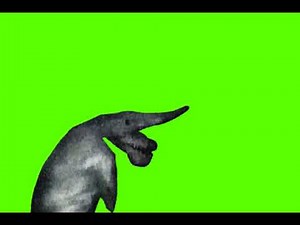 The Goblin Shark Trevor Henderson Green Screen