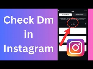 How to Check Dm in Instagram app 2024