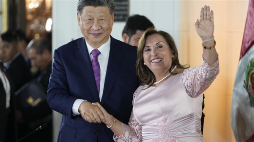 China's president unveils a megaport in Peru, but locals say they're being left out