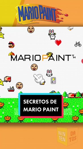 Secretos de la pantalla de título de Mario Paint