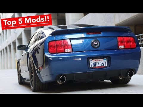 Top 5 Mods for 05-09 Mustangs!!