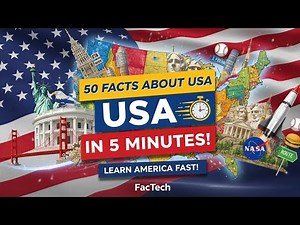 50 USA Facts in 5 Minutes 🇺🇸 | Learn America Fast! #usa #facts