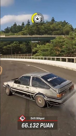 Forza Horizon 6 1985 Toyota Sprinter Trueno GT Apex #shorts #fh6 #viral #forzahorizon6 #gaming