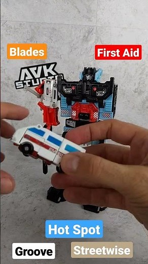 5 in 1 Robot Toy Defensor Transformers G1 Combiner #shorts