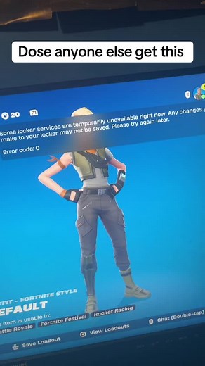 Fixing Fortnite Locker Errors and Unavailable Services