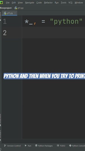 A very unknown python code #pythonforbeginners #pythontutorial