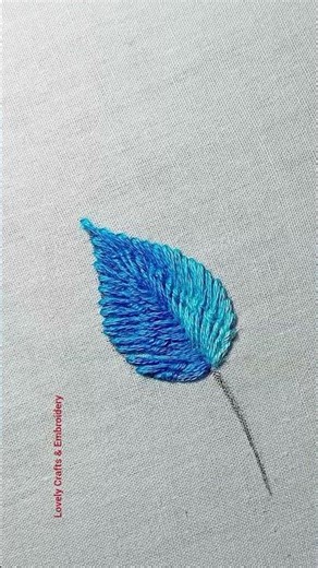 Beautiful leaf embroidery design #shorts #shortvideo #ytshorts #viral #embroidery #trending