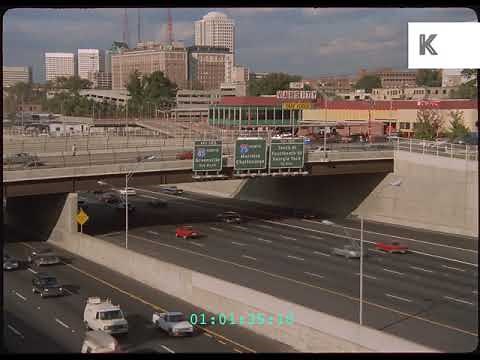80s, 90s Atlanta Highways, Skyline, USA, 2K