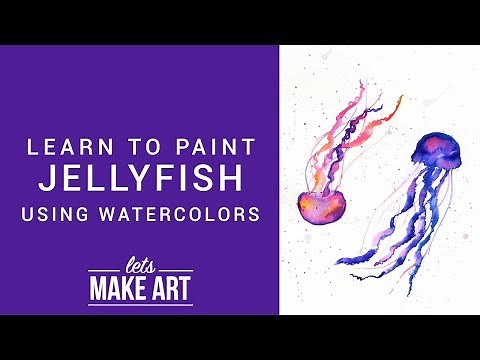 Jellyfish Watercolor Art Tutorial