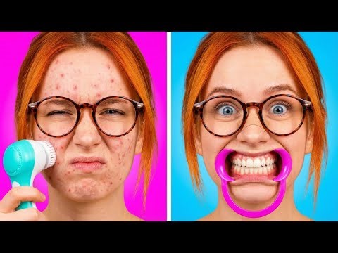 💥 From Nerd to Noticed: Extreme Makeover Challenge! 🎉 | Viral TikTok Hacks & Amazon Gadgets