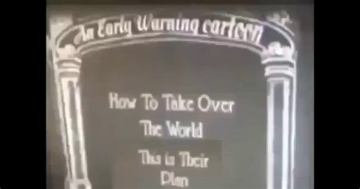 "An early warning cartoon" 1930 - Video