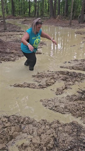 @Mr&MrsBig$$ playing muddy puddles... lol... #muddypuddles #walkthatwalk