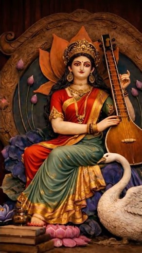 🎵 When the Veena Speaks… Silence Turns Into Wisdom ✨🌸