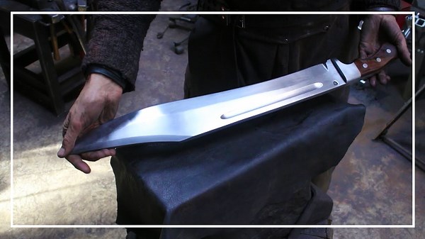 Making a Giant Bowie Sword by Hand: The Most Brutal Blade Build You’ve Ever Seen