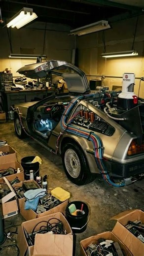 Restoring a DeLorean DMC-12: The Time Machine Build (ASMR) #DeLorean #BackToTheFuture #timemachine