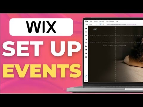 How To Set Up The Wix Events App