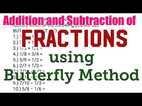 FRACTIONS using BUTTERFLY Method | Addition and Subtraction [Mathematics]