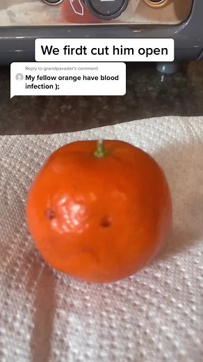 Reply to @grandpavader #like #follow #share #fyp #tiktok #orange #surgery #fruit #food