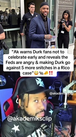 Ak tells says the feds are throwing everything at durk in the second case and that the Feds can add on more charges if they want😳‼️#lildurk #durkio #otf #fyp #akademiks